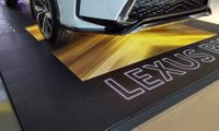 Pantalla de piso LED de alquiler para interiores de 6.25 mm para exhibiciones de automóviles