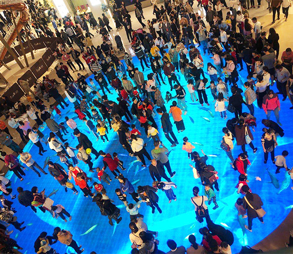 Interactive P3.9 Pictures de escenario Azulejos de baile Bloque de publicidad P3.91 P4 Paneles LED Pantalla para club nocturno